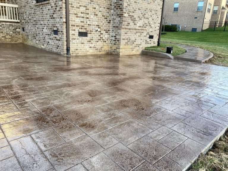 Stamped Concrete Patios​ Monster Home Services