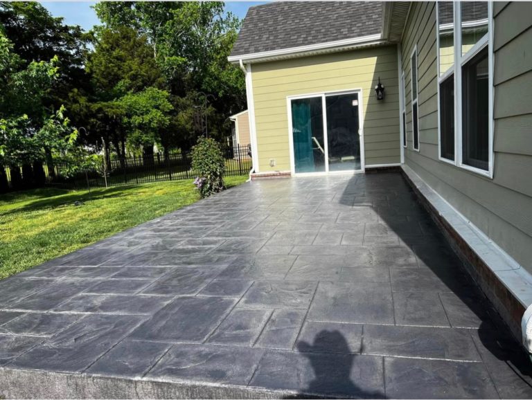 Stamped Concrete Walkways​ Monster Home Services
